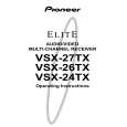 PIONEER VSX-24TX Manual de Usuario