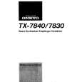 ONKYO TX7840 Manual de Usuario