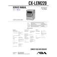 SONY CX-LEM220 Manual de Servicio