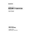 SONY BZDM-3720 Manual de Usuario