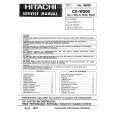 HITACHI CX-W500 Manual de Servicio