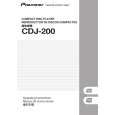 PIONEER CDJ-200/RLTXJ Manual de Usuario