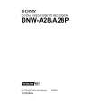 SONY DNW-A28P Manual de Usuario