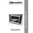 ROADSTAR LCD-2040 Manual de Servicio