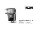 METZ MECABLITZ 44 AF-3 Manual de Usuario METZ MECABLITZ 44 AF-3 Manual de Usuario