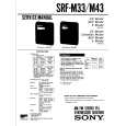 SONY SRF-M43 Manual de Servicio