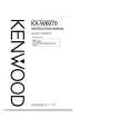 KENWOOD KXW6070 Manual de Usuario