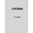 CROWN CTV-8051 Manual de Servicio