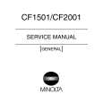 MINOLTA CF2001 Manual de Servicio