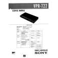 SONY VPR-722 Manual de Servicio