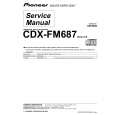 PIONEER CDX-FM687 Manual de Servicio