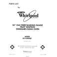 WHIRLPOOL SF310PERW1 Catálogo de piezas