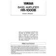 YAMAHA HR-1000B Manual de Usuario