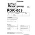 PIONEER PDR-609/WY Manual de Servicio