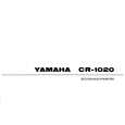 YAMAHA CR1020 Manual de Usuario