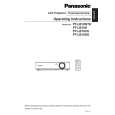 PANASONIC PT-LB10VU Manual de Usuario