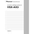 PIONEER VSX-AX3-G/NKXJI Manual de Usuario