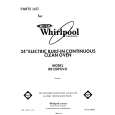 WHIRLPOOL RB120PXV0 Catálogo de piezas