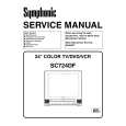 SYMPHONIC SC724DF Manual de Servicio