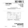 SONY XEC-S Manual de Servicio