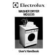 ELECTROLUX WD1035 Manual de Usuario