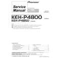 PIONEER KEH-P4800/XM/UC Manual de Servicio