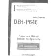 PIONEER DEHP646 Manual de Usuario