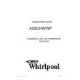 WHIRLPOOL AGS 646/WP Manual de Usuario