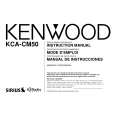 KENWOOD KCA-CM50 Manual de Usuario