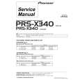 PIONEER PRS-X340-2 Manual de Servicio