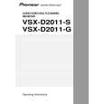 PIONEER VSX-D2011-G Manual de Usuario