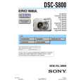 SONY DSC-S800 Manual de Servicio