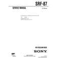 SONY SRF87 Manual de Servicio