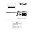 TEAC A-H400 Manual de Servicio
