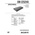 SONY XM2252HX Manual de Usuario