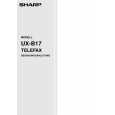 SHARP UX-B17 Manual de Usuario