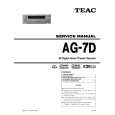 TEAC AG-7D Manual de Servicio TEAC AG-7D Manual de Servicio
