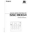 ROLAND SSC-8004 Manual de Usuario