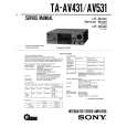 SONY TA-AV531 Manual de Servicio