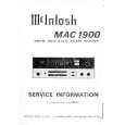 MCINTOSH MAC1900 Manual de Servicio