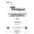 WHIRLPOOL SF0100EKW0 Catálogo de piezas