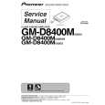 PIONEER GM-D8400M/XS/ES Manual de Servicio