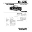 SONY CFS-J711S Manual de Servicio