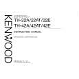 KENWOOD TH42A Manual de Servicio