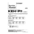 PIONEER KEHP11 Manual de Servicio
