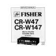 FISHER CR-W47 Manual de Servicio