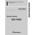 PIONEER KEH-P4950/XM/ES Manual de Usuario