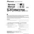 PIONEER S-FCRW2700/XTW/UC Manual de Servicio