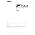 SONY UPA-PCK21 Manual de Servicio