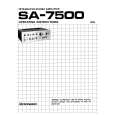PIONEER SA-7500 Manual de Usuario